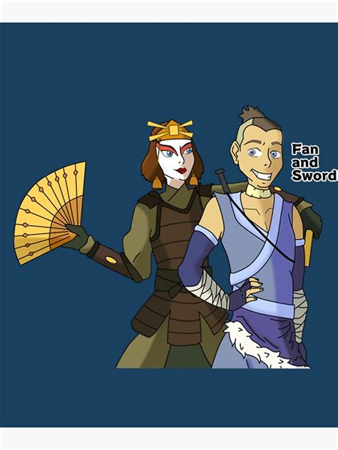 Sokka And Suki Poster For Sale By Batupahatcreas Redbubble