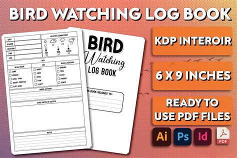 Bird Watching Log Book Graphic By Pid Kdp Creative Fabrica