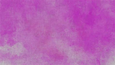 Hot Violet Pink Splashed Background With Beige Smear And Gouache Parts