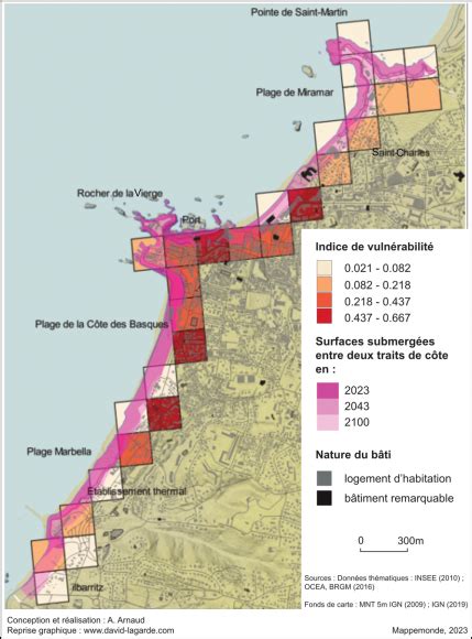 Vulnérabilités à lérosion littorale cartographie de quatre cas