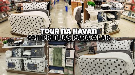 TOUR NAS LOJAS HAVAN Achadinhos decoração para o lar Fiz comprinhas