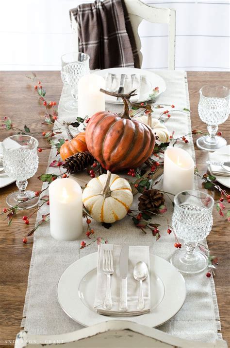 Setting A Simple Thanksgiving Table Thanksgiving Table Settings