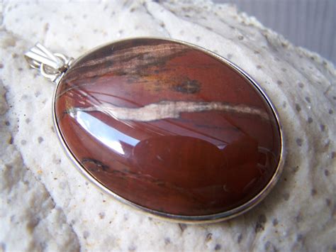 Louisiana Jasper Petrified Wood Pendant Jasperized Fossilized Etsy