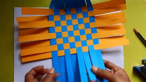 DIY paper weaving basket