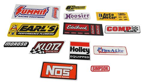 Summit Racing SUM-G1800 Summit Racing™ Bakers Dozen Decal Packs ...