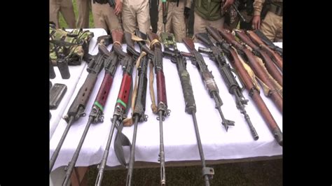 Manipur Police Recover Arms Ammunition In Wangoo Laipham Area