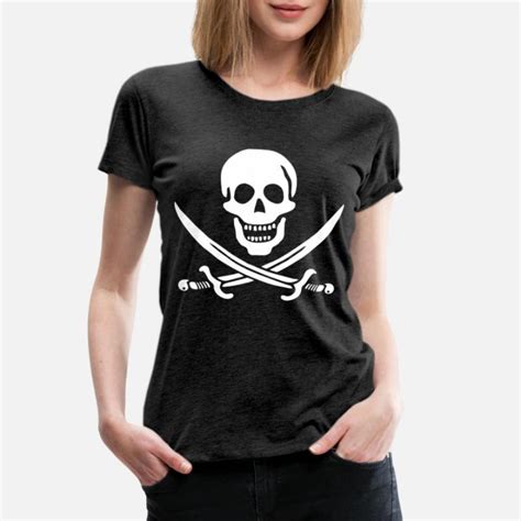 Shop Pirate Skull T Shirts Online Spreadshirt