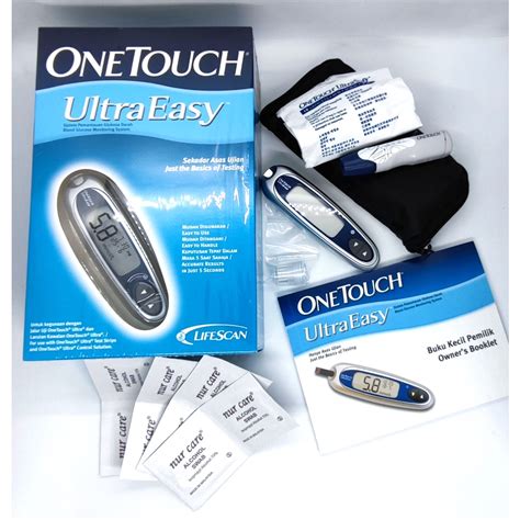 One Touch Ultra Easy Blood Glucose Monitoring Meter Foc Strips