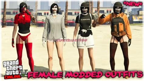 Gta 5 Online How To Get Multiple Female Modded Outfits 2 Gta 5 Clothing Glitches Youtube