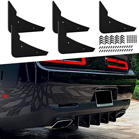 Diffuseur arrière à 5 ailettes V3 pour Dodge Challenger 2015 2024