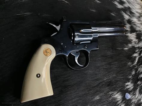 Colt Python Ivory Grips With Gold Medallions Veteran Made In The Usa For Sale