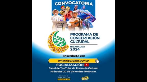 Socializaci N Convocatoria Programa De Concertaci N Youtube