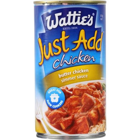 Watties Just Add Meal Base Butter Chick 525g Kiwi Corner Dairy