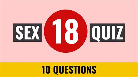 Sex Quiz 10 Trivia Questions And Answers YouTube