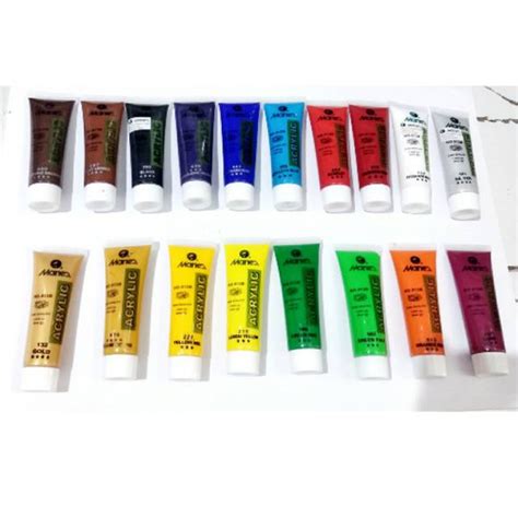 Maries Cat Acrylic Ml Cat Akrilik Warna Warni Sinar Mega Store