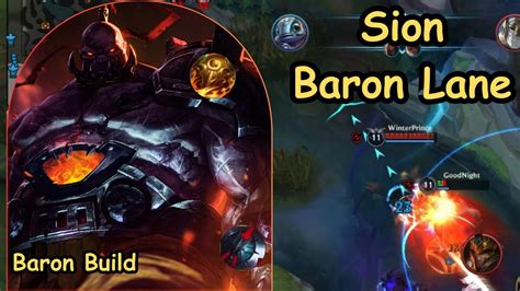 Sion Vs Nasus At Baron Lane First Time And Messed Up Solo Player