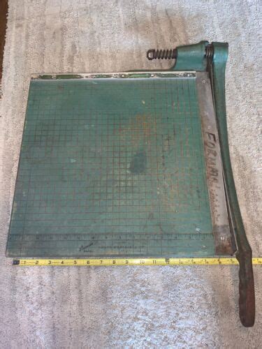 Vintage Premier Brand Photo Materials Co Paper Cutter 19x19