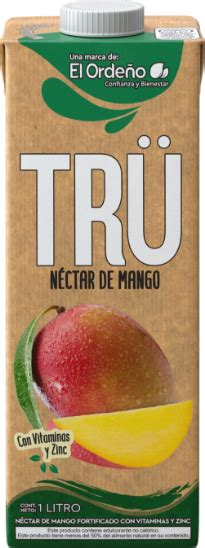 Néctar de Mango TrüSabor sostenible con pulpa natural