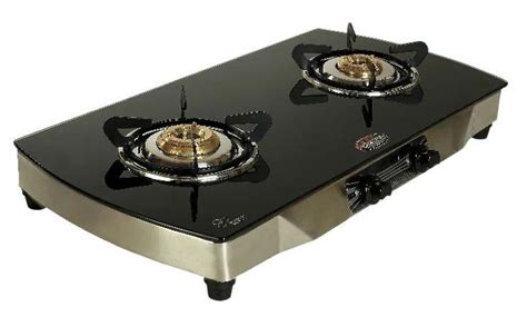 Glass Gas Stove 2 Burner By Khatu Shyam Industries Glass Gas Stove