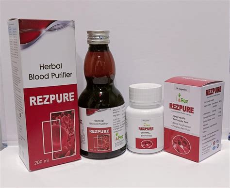 Ayurvedic Blood Purifier Packaging Size Ml Grade Standard