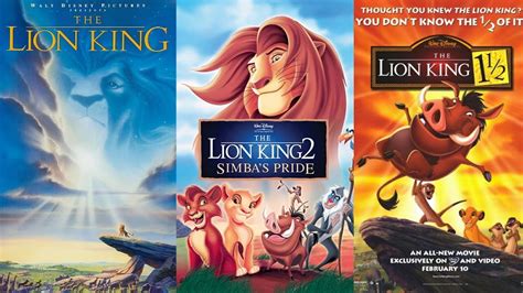 Trilogy Trailer The Lion King 1994 Lion King 2 1998 Lion King 1 1