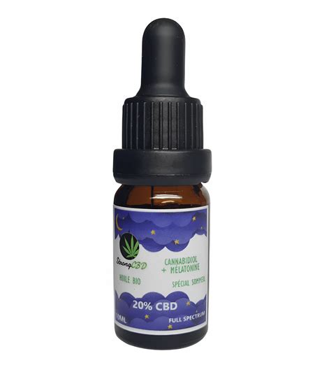 huile cbd 20 mélatonine StrongCBD