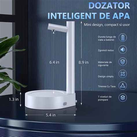 Pompa Electrica Pentru Bidon Apa YWX ABS Silicon Dispenser Dozator