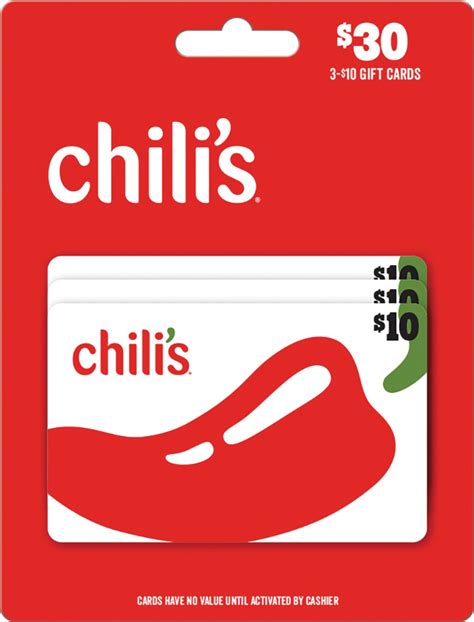 Best Buy Chili S Gift Card Pack Chili S Gift Card Mp