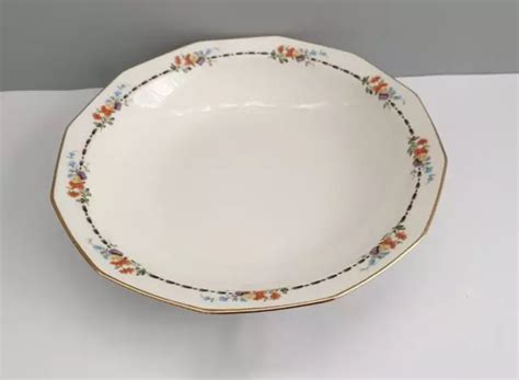 PLAT CREUX En Porcelaine De Limoges Haviland Decor Fleuri EUR 35 00