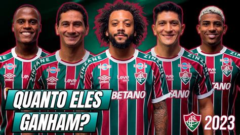 Os Sal Rios Dos Jogadores Do Fluminense Atualizado Marcelo Cano