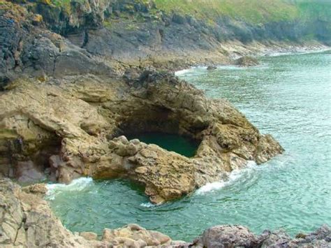 Blue Pool Blue Pool Wales Beach Wet And Wild