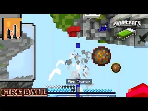 Finally Success In Fire Ball Jump In Minecarft Bedwars Mcpe Nether