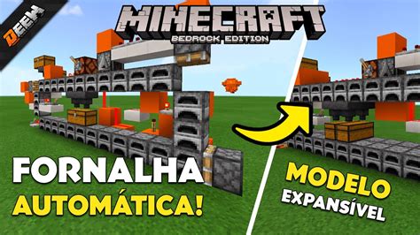 Como Fazer Fornalha Industrial Expansível e Eficiente no Minecraft