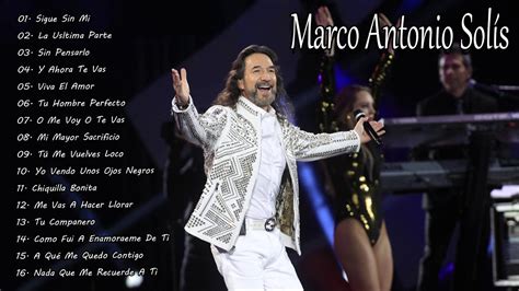 Marco Antonio Solis Sus Mejores Canciones Completas 20 Exitos Mix