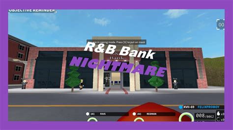 R B Bank Nightmare Notoriety ROBLOX Solo Stealth YouTube