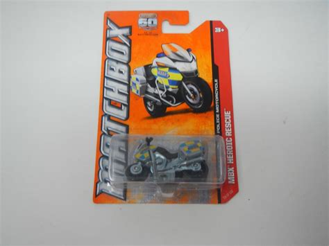 Matchbox Mbx Heroic Rescue Bmw R 1200 Rt P Police Motorcycle Ebay