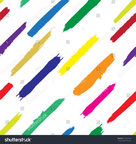 Grunge Paint Stripe Vector Brush Stroke Distressed Diagonal