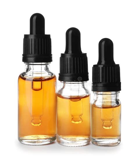 Bottles Of Essential Oil Isolated Stock Image Image Of Care