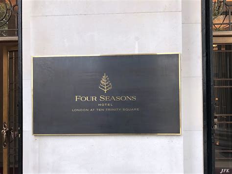 Bronze Plaque For Four Seasons Hotel Jfk Complete Sign Service