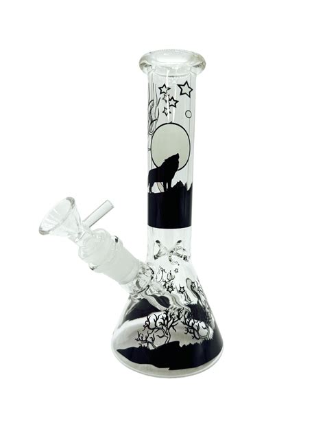 Metrix Glow In The Dark Beaker Waterpipe Assorted Color 9