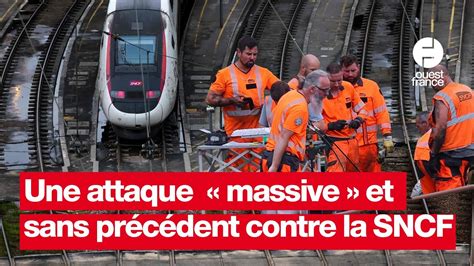 Attaque massive contre la SNCF récit dune journée sous haute tension