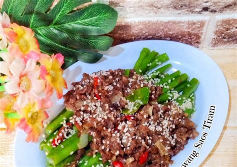 Resep Buncis Daging Giling Bumbu Bawang Saos Tiram Oleh Lanjarsihmama