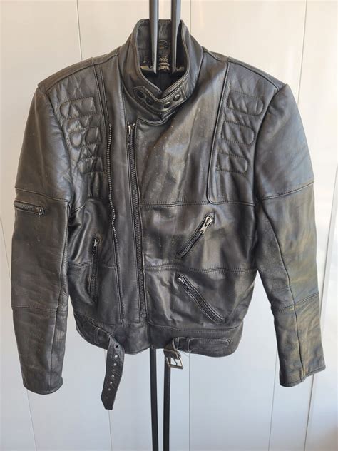 Vintage Hein Gericke Harley Davidson AMF Leather Moto Gem