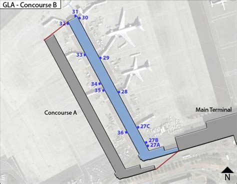 Glasgow Airport Map Gla Terminal Guide