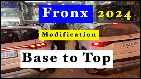 Fronx Base To Top Model Modification Sigma Cng Fronx Youtube