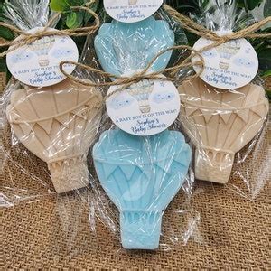Hot Air Balloon Soap Favors Baby Shower Gift For Boy Girl Up Up And Away Baby Shower Decor
