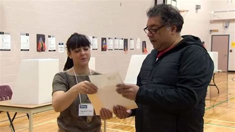 Calgarians Cast Ballots On Olympic Bid Plebiscite At Polling Stations