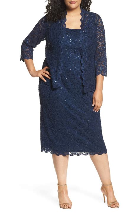 Alex Evenings Lace Cocktail Dress With Jacket Nordstrom