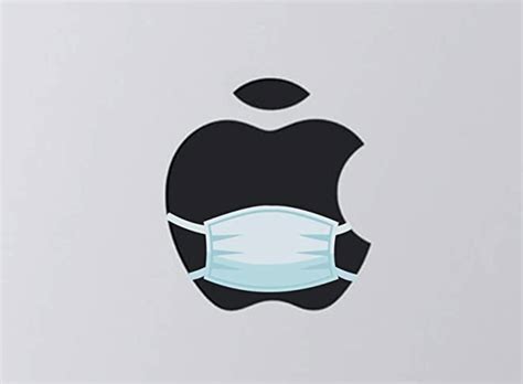 Funny Apple Logo Stickers