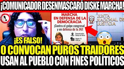 Alerta Ongs Y Organizaciones Pol Ticas Convocan A Marcha Contra El